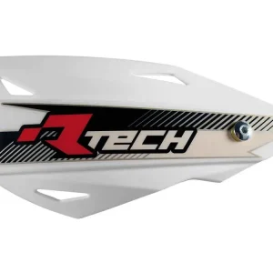 Szybka dostawa RACETECH (RTECH) OSŁONY RĄK (HANDBARY) VERTIGO CROSS/ENDURO KOLOR BIAŁY (Z MOCOWANIAMI DO KIEROWNICY)