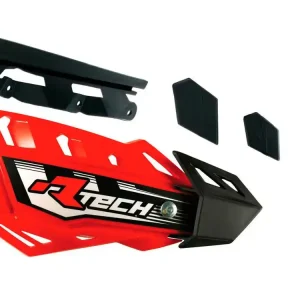 Bestseller RACETECH (RTECH) PLASTIKI ZAMIENNE DO OSŁON RĄK (HANDBARÓW) FLX / ALU / ATV KOLOR CZERWONY