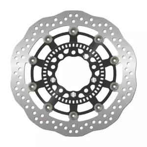 Hit cenowy Tarcza hamulcowa przód Kawasaki ER6N, KLE 650 Versys, ZX6R, Vulcan 650 (300X80X5MM) (5X10,5MM) WAVE PŁYWAJĄCA (ŚRODEK ALUMINIOWY) NG1701XG