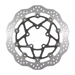 Tarcza hamulcowa przód Triumph Bonneville 850/T100, Street Triple (310X82,5X5MM) (5X10,5MM) WAVE PŁYWAJĄCA (ŚRODEK ALUMINIOWY) NG1675XG Promocja