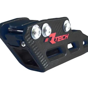RACETECH (RTECH) PROWADNICA ŁAŃCUCHA TM MX / EN / SM 125 / 144 / 250 / 300 / 450 / 530 ‘07-‘24 KOLOR CZARNY Szybka wysyłka