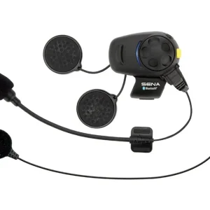 Darmowy zwrot Interkom SMH5FM Bluetooth 3.0 zasięg do 700 m z radiem FM oraz uniwersalnym zestawem mikrofonów 1 zestaw Sena SMH5-FM-10