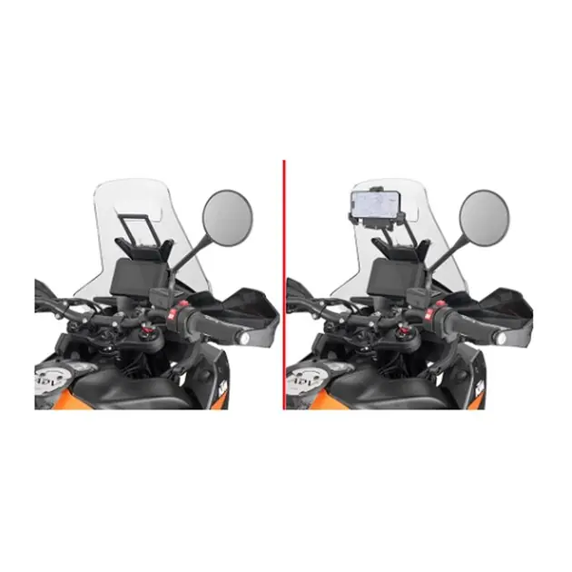 Poprzeczka do montażu uchwytów telefonów GPS KTM 890 Adventure Kappa KFB7716 Hit sprzedaży