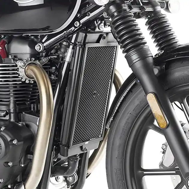 Wysoka jakość Osłona chłodnicy Triumph Street Twin 900, Speed Twin 900 czarne Kappa KPR6407