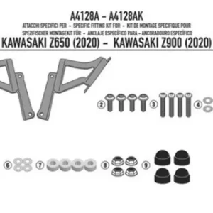 Bezpieczne zakupy Mocowanie szyby Kappa Kawasaki Z 900 20 A4128AK