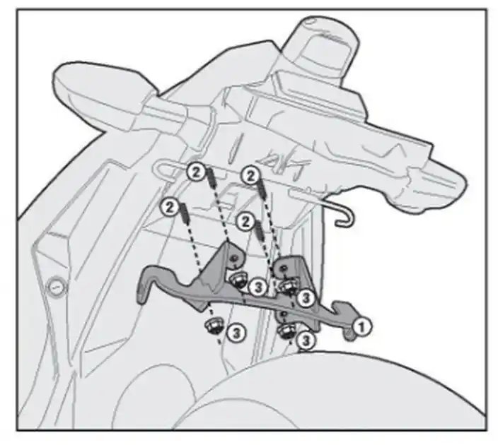 Adapter stelaża bocznego Kappa 4108KIT Premium