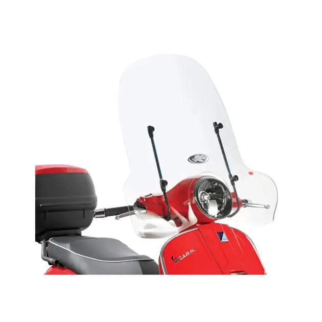 Bezpieczne zakupy Szyba akcesoryjna Vespa GTS 125/150/250/300, LX 50/125/150 51,5x69,5cm przeźroczysta Kappa 104AK