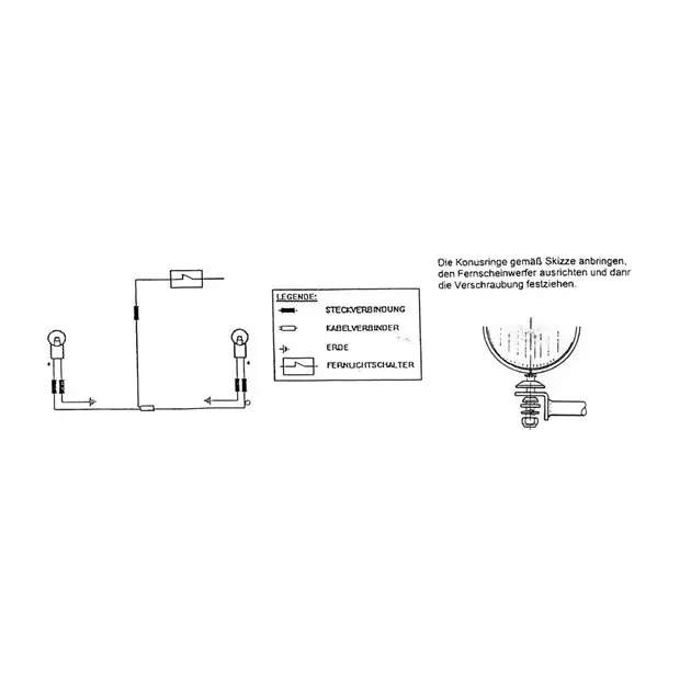 Zestaw lamp bocznych, dodatkowych BMW R 850 C 2000-2004 / R 1200 C 1997-2004 Hepco Becker 400624 00 02 Taniej