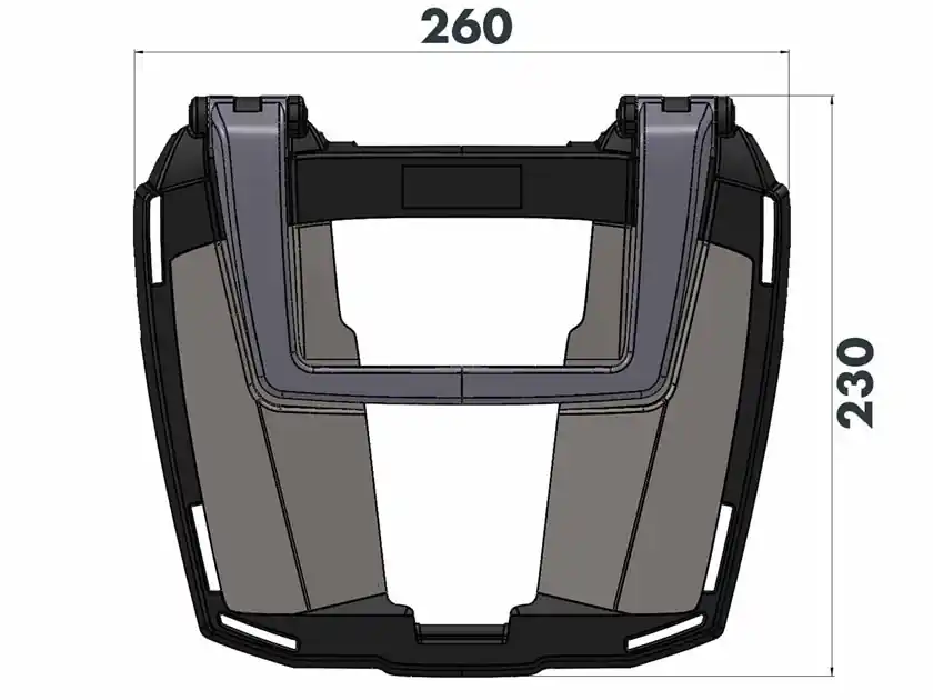 Zniżka Stelaż kufra centralnego Easyrack Honda CB 500 F 2013 - 2015 Hepco Becker 661977 01 05