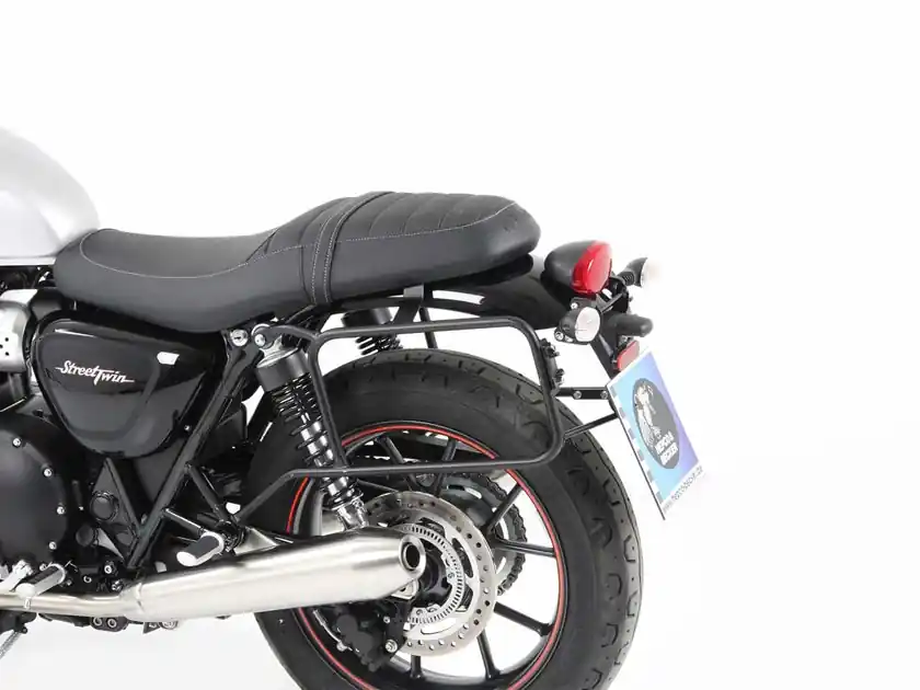 Darmowy zwrot Stelaż kufrów bocznych Triumph Street Twin 2016-2022 Hepco Becker 6537543 00 01