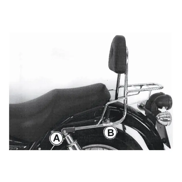 Do wyczerpania zapasów Sissybar bez bagażnika Moto Guzzi California Metal 2001-2003 Hepco Becker 600531 00 02