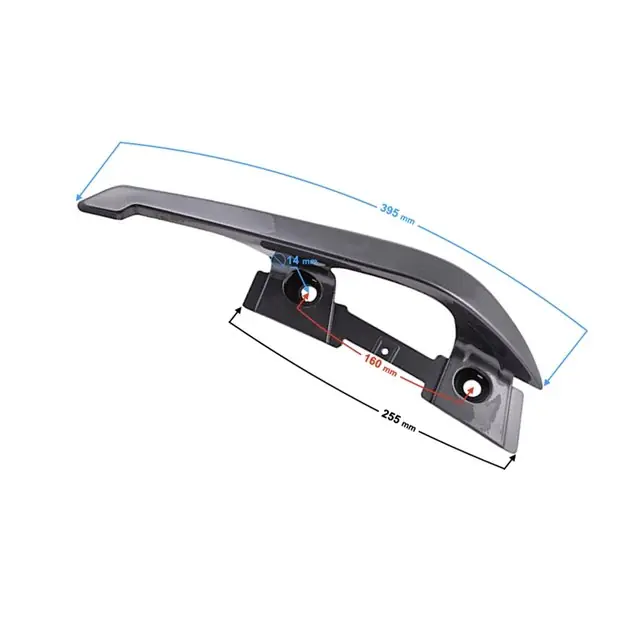 Bestseller Wspornik - uchwyt pasażera lewy grafitowy do skutera Barton B-Max Skuter 152QMI GY6 125cm3