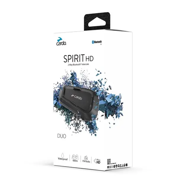 Niska cena Interkom CARDO Spirit HD Bluetooth 2-pak SPRT0102