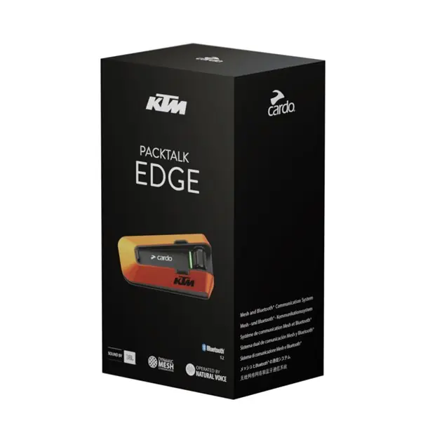 Interkom motocyklowy Cardo Packtalk EDGE edycja KTM PT200020 Zniżka