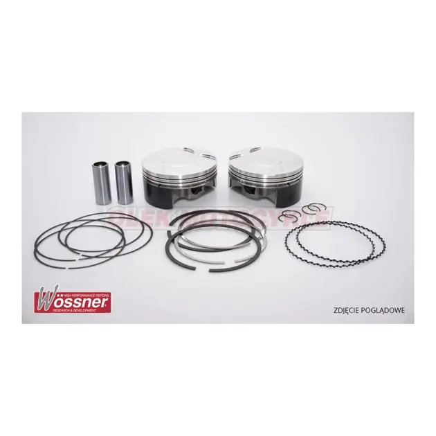 Nowość WOSSNER KOMPLET TŁOKÓW YAMAHA (4T) YFZ-R1 2004-06‘ (77,96MM+1MM)