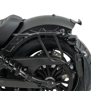Zestaw Stelaż pod torby Cutout czarny, torby Rugged brązowe Indian Scout Sixty Classic Hepco & Becker 6277695 00 08 Nowość