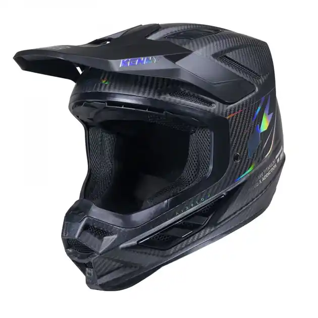 Kask Cross/Enduro Titanium Carbon Matt Holographic Czarny Rozmiar M KENNY RACING 261-0505021-55 Zniżka