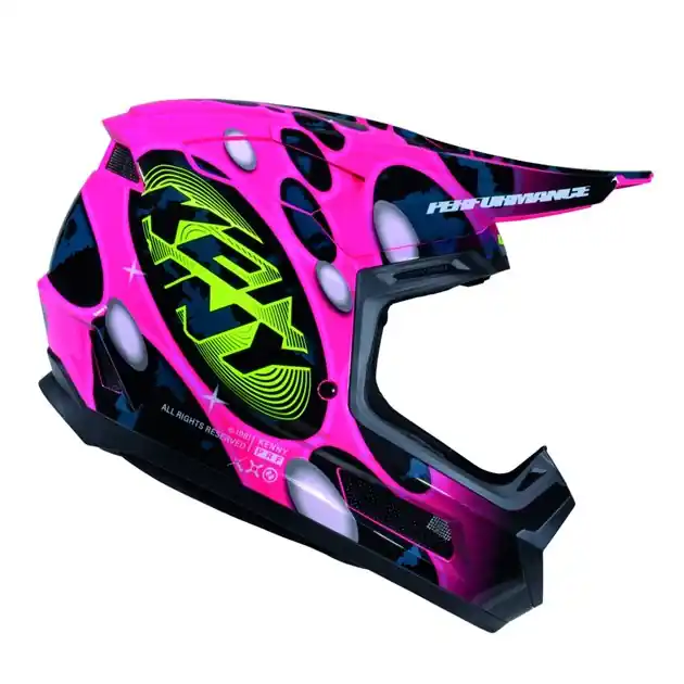 Promocja Kask Cross/Enduro Performance ERT Graphic + POP SYSTEM Różowy/Czarny Rozmiar S KENNY RACING 261-0202013-5414