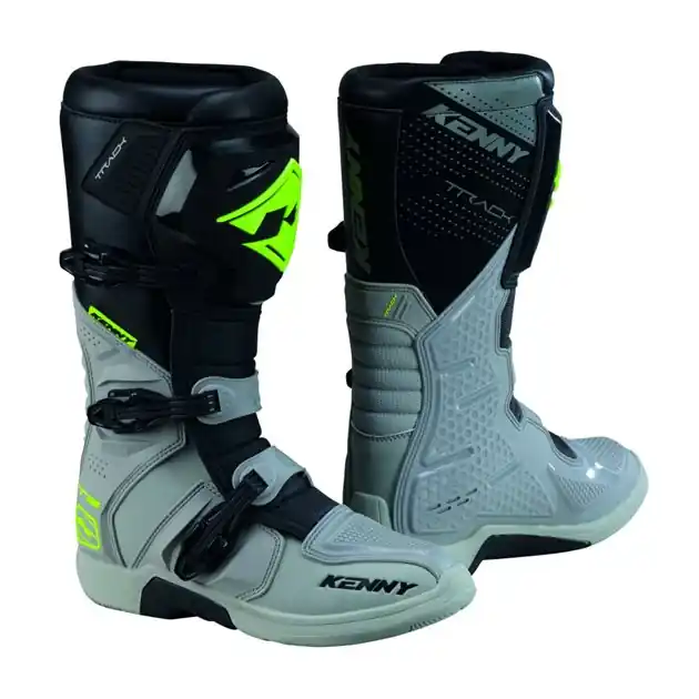 Buty Cross/Enduro Track T2 Grey/Neon Yellow Szary/Żółty Fluo 42 Kenny Racing 261-7103010-4203 Łatwy zwrot