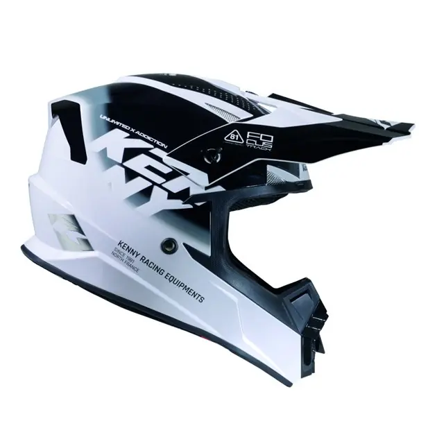 Kask Cross/Enduro Track Graphic Focus Black czarny/biały XS Kenny Racing 261-0303021-5333 Wyprzedaż