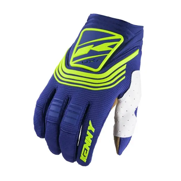 Bezpieczne zakupy Kenny Racing Rękawice Cross/Enduro Titanium Navy Niebieski/Żółty Fluo XXL 241-2601011-1232