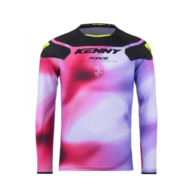 Koszulka Cross Enduro Force Fog Neon Yellow Różowy/Biały/Czarny L Kenny Racing 251-3504011-5697 Wybór klientów