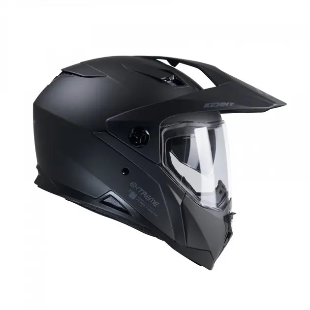 Kask Dual Adventure Extreme Solid Matt Black XXL (63-64 cm) Kenny Racing 251-0405021-58 Bezpieczna płatność