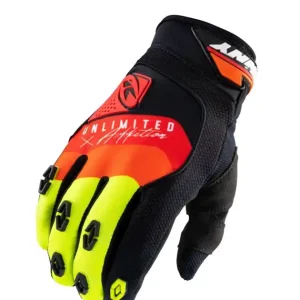 Darmowy zwrot Rękawice cross/enduro Safety Black/Red/Orange M Kenny Racing 211-2905011-0948