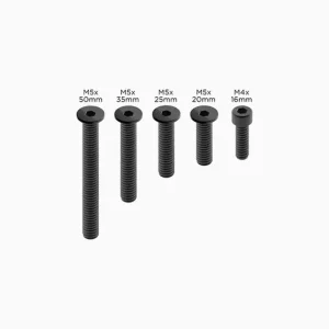 Ostatnia szansa Zestaw śrub w kolorze czarnym PRO Quad Lock QLP-RSS-PRO-BK