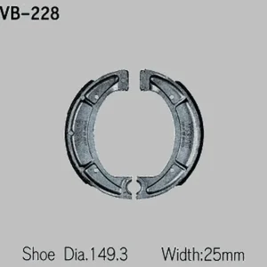 Szczęki hamulcowe Yamaha XT 500/550/600, tył VESRAH VB-228 Dodaj do koszyka
