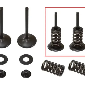Zawory ssące (komplet 2 szt. zaworów ze sprężynami i podkładkami) stalowe Kawasaki KXF 450 (KXF450), KFX 450 R (35,95X5,45X83,3mm) Psychic XU-09164IK Łatwy zwrot
