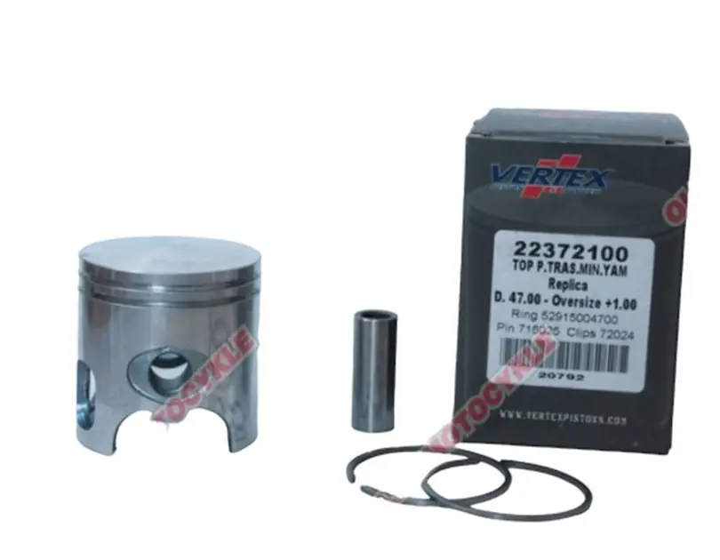 Tłok Top Performances Minarelli 47,80mm (+1,40mm) sworzeń 10mm Vertex 22372180 Wyprzedaż
