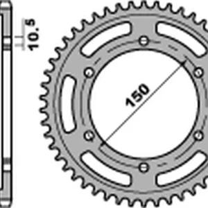 PBR WYPRZEDAZ ZĘBATKA TYLNA 300 43 C45 YAMAHA TDM 900 ‘02-‘13 (STD.+1) (JTR300.43) (ŁAŃC. 525) (MADE IN ITALY) Zamów teraz
