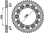 Nowość PBR WYPRZEDAZ ZĘBATKA TYLNA 4308 44 C45 HONDA XL 250R (83-88) ( MOŻE ZASTĄPIĆ 245 44 ) (ŁAŃC. 520) (MADE IN ITALY)