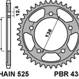 PBR WYPRZEDAZ ZĘBATKA TYLNA 4357 48C45 HONDA XL 1000V VARADERO 99-13 (+1) (JTR1304.48) (MADE IN ITALY) Wybór klientów