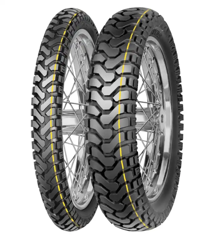 Wybór klientów MITAS KOMPLET OPON (70000465) 90/90-21 E-07 ENDURO DAKAR (54T) TL 2023 + (24408) 140/80-17 E-07 DAKAR (69T) TL 2022