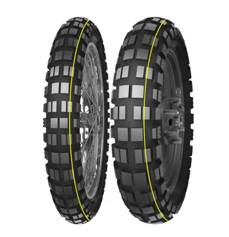 Ostatnie sztuki MITAS KOMPLET OPON 110/80B19 E-10 ENDURO DAKAR (54T) TL 2023 + 150/70B17 E-10 DAKAR (69T) TL 2023