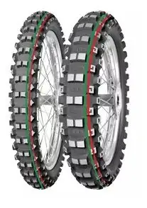 Tani MITAS OPONA 100/90-19 TERRA FORCE MX-MH MEDIUM/HARD (CZERWONY/ZIELONY PASEK) (57M) TT 2022