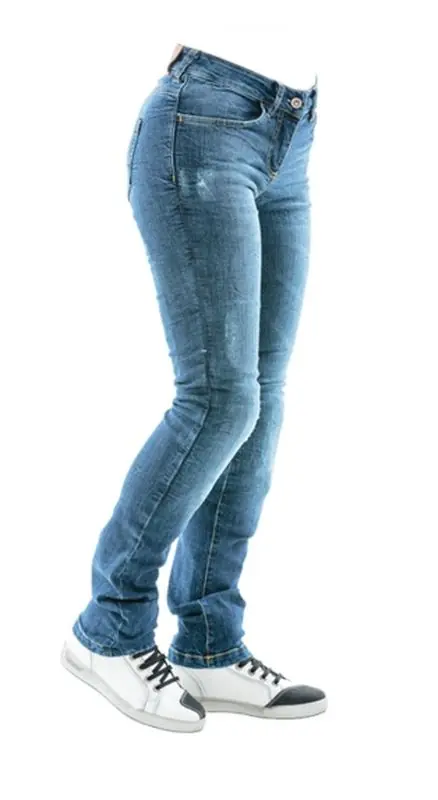 Darmowy zwrot MODEKA SPODNIE JEANSY MOTOCYKLOWE DAMSKIE CITY NOMAD KAREN IRON ROZMIAR L