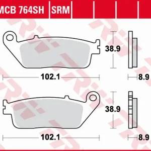 Zniżka TRW ZF KLOCKI HAMULCOWE KH142 SINTER HONDA FJS 400 SILVERWING ‘06-‘16, FJS 600 SILVERWING ‘01-‘16, YAMAHA XC 125 MAJESTY ‘14-‘15, TRIUMPH BONNEVILLE T100 ‘02-‘20, BONNEVILLE T120/THRUXTON 1200 ‘16-‘20, SUZUKI AN 650 BURGMAN ‘04-‘19 PRZÓD