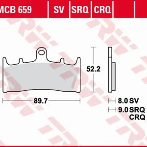 Darmowy zwrot TRW ZF KLOCKI HAMULCOWE KH188 SINTER TRACK KAWASAKI ZX-6R/ZX-7R ‘96-‘02, ZX-9R ‘96-‘01, ZRX 1100 ‘96-‘00, ZRX 1200 ‘01-‘06, ZX-12R ‘00-‘03, SUZUKI GSX-R 750 ‘94-‘99, GSF 1200 BANDIT ‘01-‘05, GSX 1300R ‘99-‘07, GSX 1400 ‘01-‘07 PRZÓD
