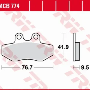 Do wyczerpania zapasów TRW ZF KLOCKI HAMULCOWE KH393 ORGANIC YAMAHA XC 125 X CYGNUS ‘04-‘09 PRZÓD