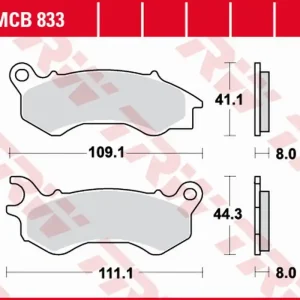 Zniżka TRW ZF KLOCKI HAMULCOWE KH603 ORGANIC HONDA NSC 50/110 ‘12-, PCX 125/150 ‘10-, KYMCO PEOPLE 125 ‘16-, PEUGEOT DJANGO 50/125/150 ‘14-, PRZÓD