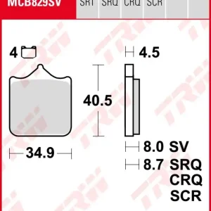 TRW ZF KLOCKI HAMULCOWE KH604/4 SINTER ROAD/TRACK BMW S 1000RR ‘09-‘18, S 1000R ‘13-, TRIUMPH SPEED TRIPLE 1050 ‘09-‘16, PRZÓD Obniżka ceny