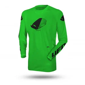 UFO KOSZULKA RADIAL DZIECIĘCA / JUNIOR / KID CROSS KOLOR ZIELONY FLUO ROZMIAR XXS Wybór klientów