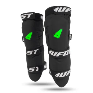 Zniżka UFO NAKOLANNIKI OCHRANIACZE KOLAN ROWEROWE MTB / E-BIKE JACKAL KOLOR CZARNY ROZMIAR S/M