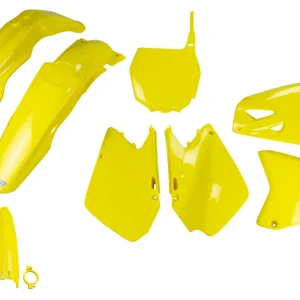 Bestseller UFO KOMPLET PLASTIKÓW (FULL KIT) Z OSŁONAMI TELESKOPÓW (AMORTYZATORÓW) SUZUKI RM 125 / 250 ‘01-‘22 KOLOR ŻÓŁTY