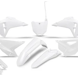 UFO KOMPLET PLASTIKÓW (FULL KIT) Z OSŁONAMI TELESKOPÓW (AMORTYZATORÓW) HONDA CRF 250R / 450R ‘25-‘26 KOLOR BIAŁY Oferta czasowa