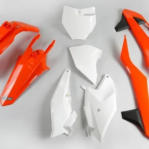 UFO KOMPLET PLASTIKÓW KTM SX 85 ‘18-‘24 KOLOR OEM ‘18 ( POMARAŃCZOWY / CZARNY / BIAŁY ) Tylko dziś