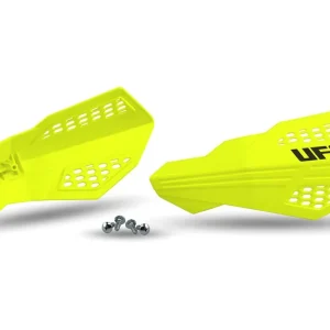 UFO 2026/01 OSŁONY RĄK (HANDBARY) HORUS KOLOR ŻÓŁTY FLUO (LISTKI - POTRZEBNE MOCOWANIE PM01669, PM01665, PM01666 LUB PM01667) - ZASTĘPUJE HO05613DFLU Okazja